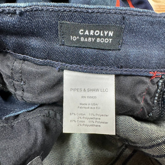 Veronica Beard Jeans NWOT Carolyn Baby Boot Jeans Side Stripe Size 25 Button Fly - Picture 6 of 10